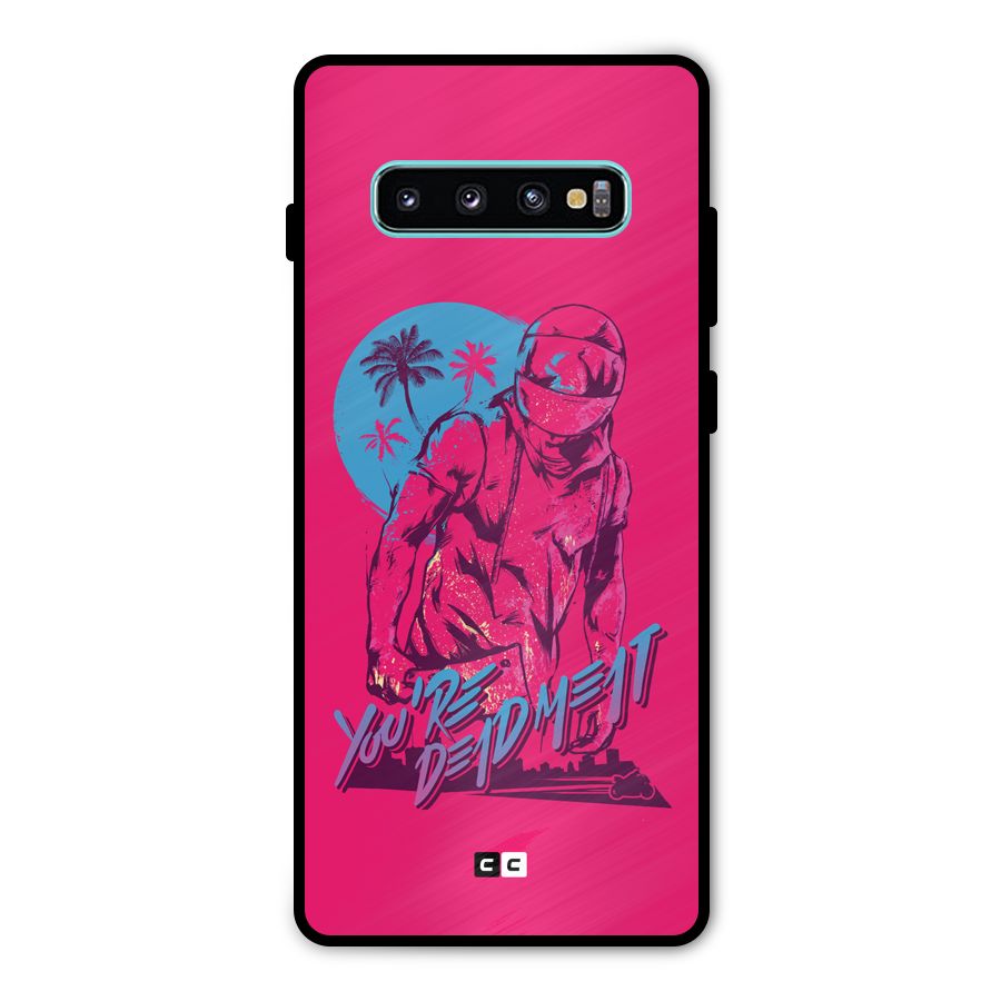 Dead Meat Metal Back Case for Galaxy S10 Plus