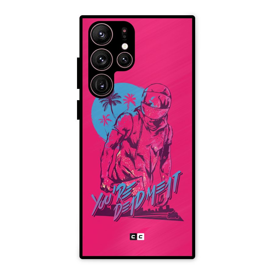 Dead Meat Metal Back Case for Galaxy S22 Ultra 5G