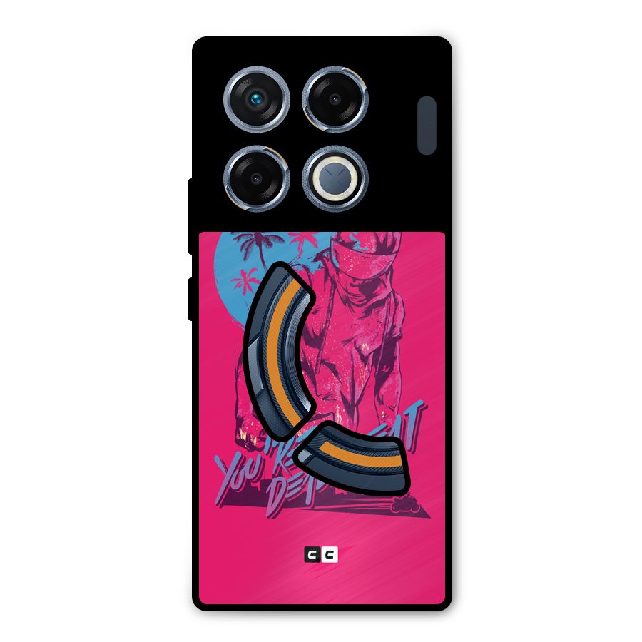 Dead Meat Metal Back Case for Infinix GT 20 Pro