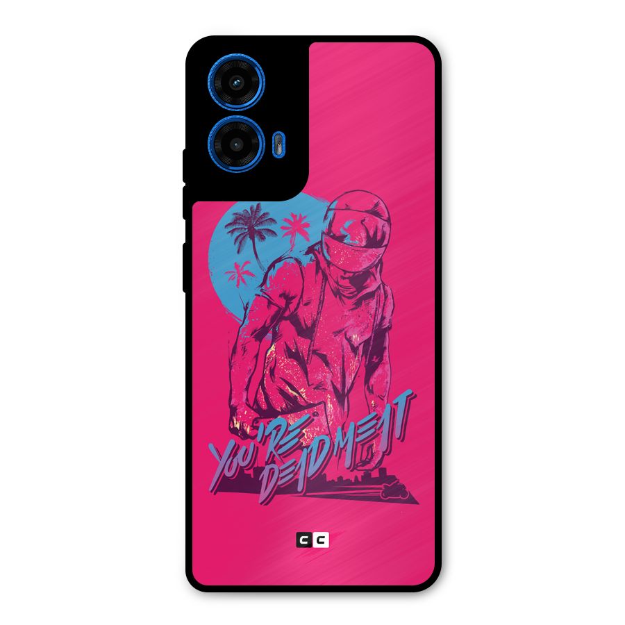 Dead Meat Metal Back Case for Moto G45