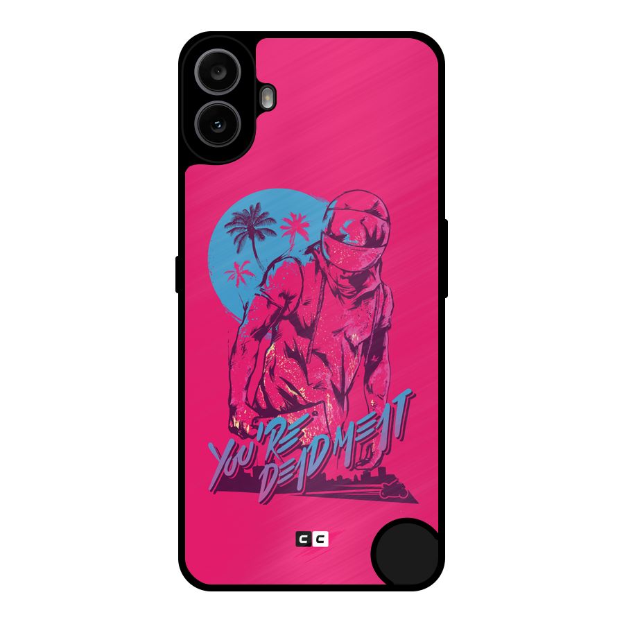 Dead Meat Metal Back Case for Nothing CMF Phone 1