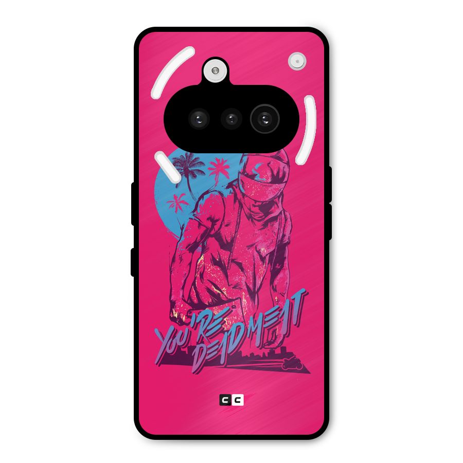Dead Meat Metal Back Case for Nothing Phone 3a