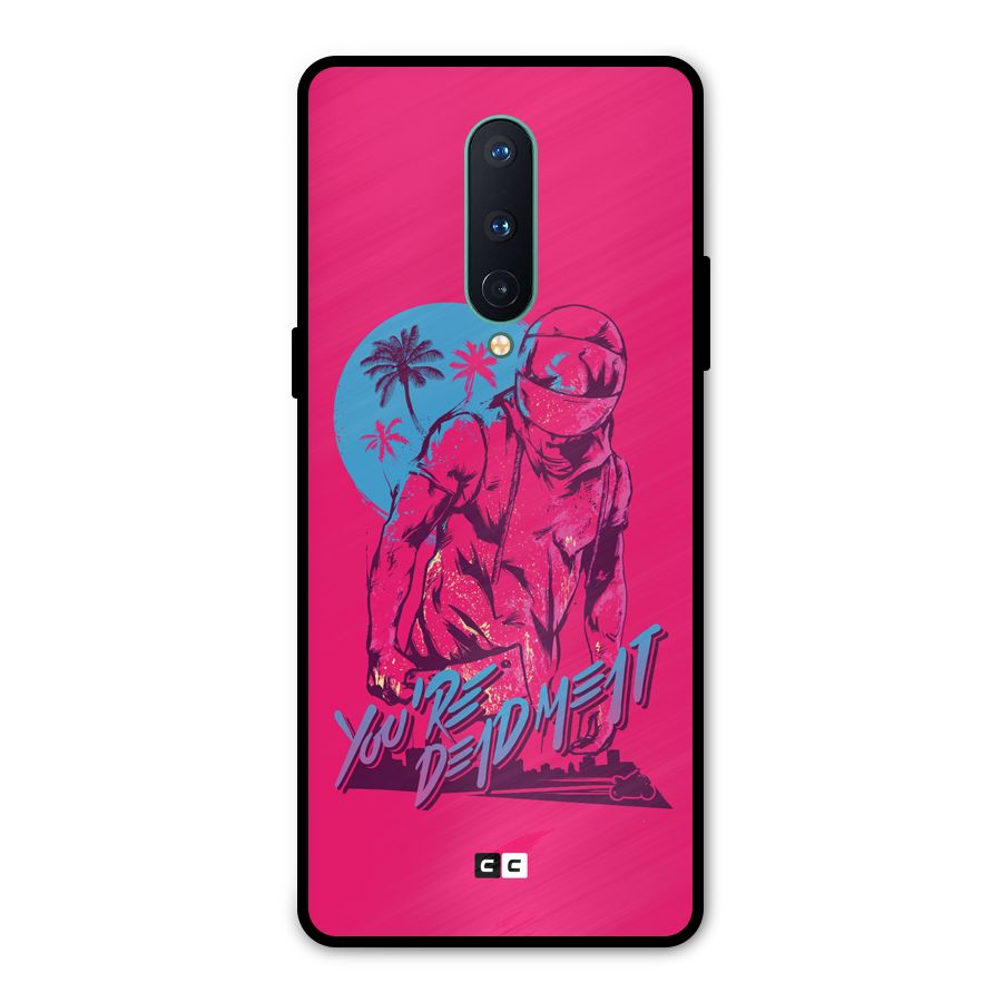 Dead Meat Metal Back Case for OnePlus 8