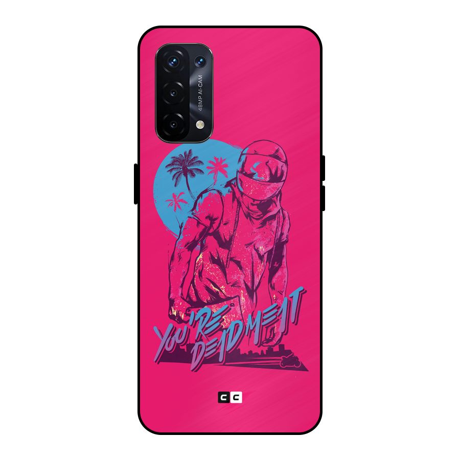 Dead Meat Metal Back Case for Oppo A74 5G