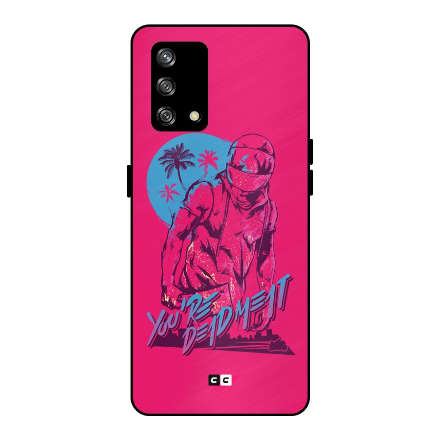 Dead Meat Metal Back Case for Oppo F19