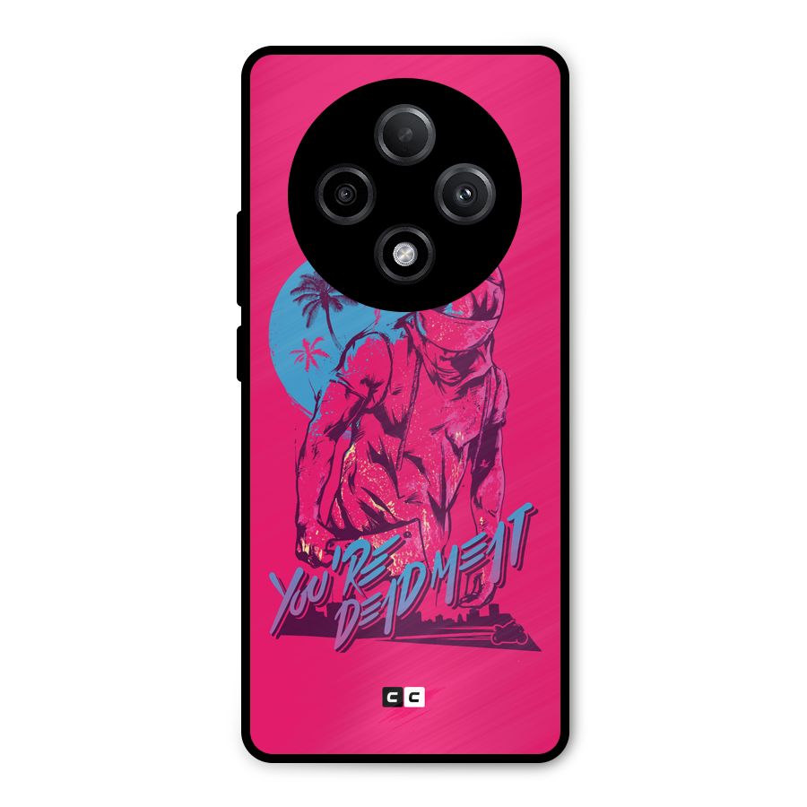 Dead Meat Metal Back Case for Oppo F27 Pro Plus