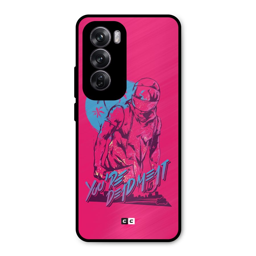 Dead Meat Metal Back Case for Oppo Reno12 Pro