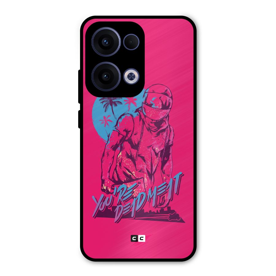 Dead Meat Metal Back Case for Oppo Reno13