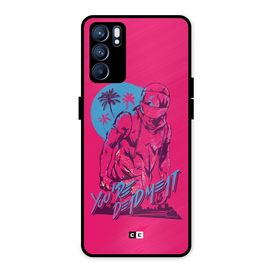 Dead Meat Metal Back Case for Oppo Reno6 5G