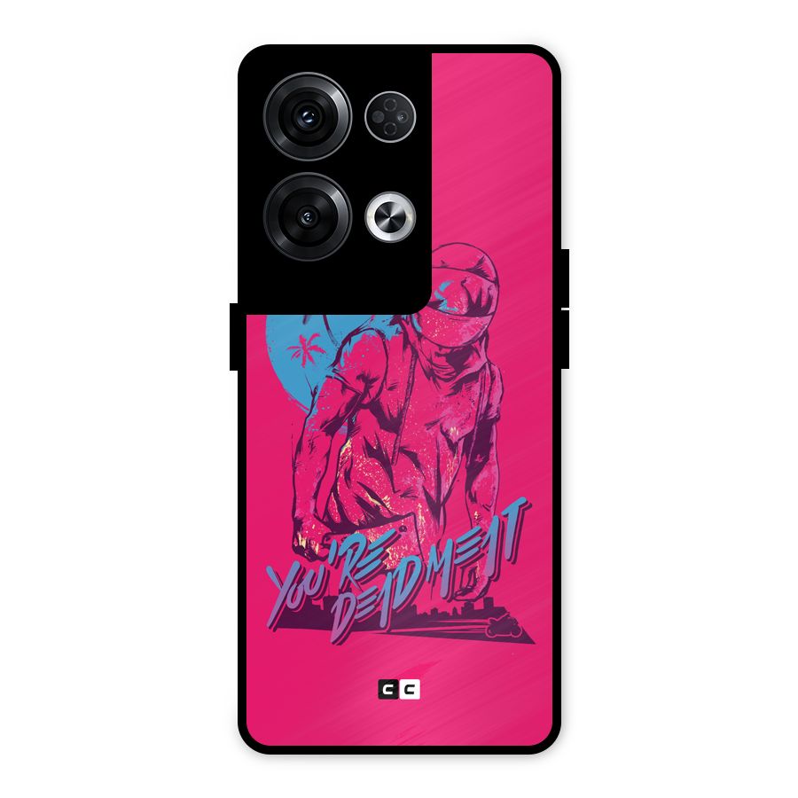 Dead Meat Metal Back Case for Oppo Reno8 Pro 5G