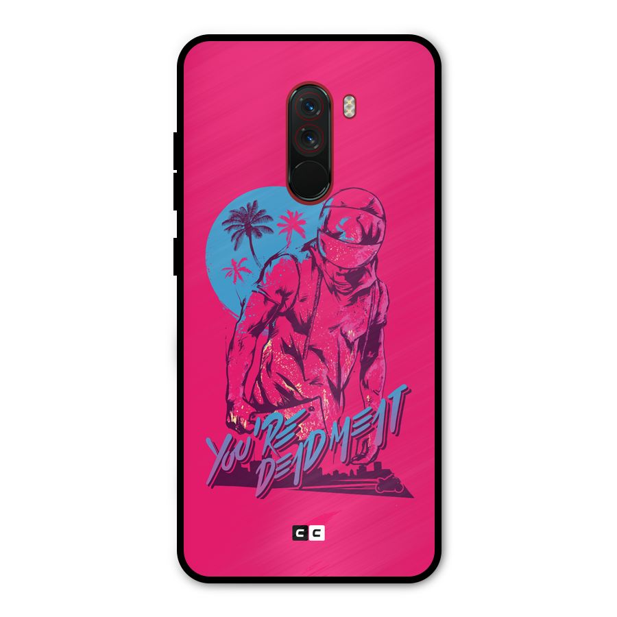 Dead Meat Metal Back Case for Poco F1