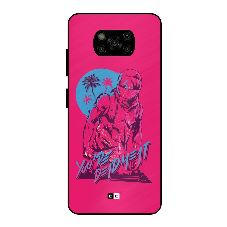 Dead Meat Metal Back Case for Poco X3