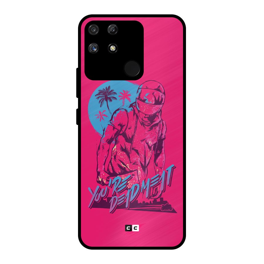 Dead Meat Metal Back Case for Realme Narzo 50A