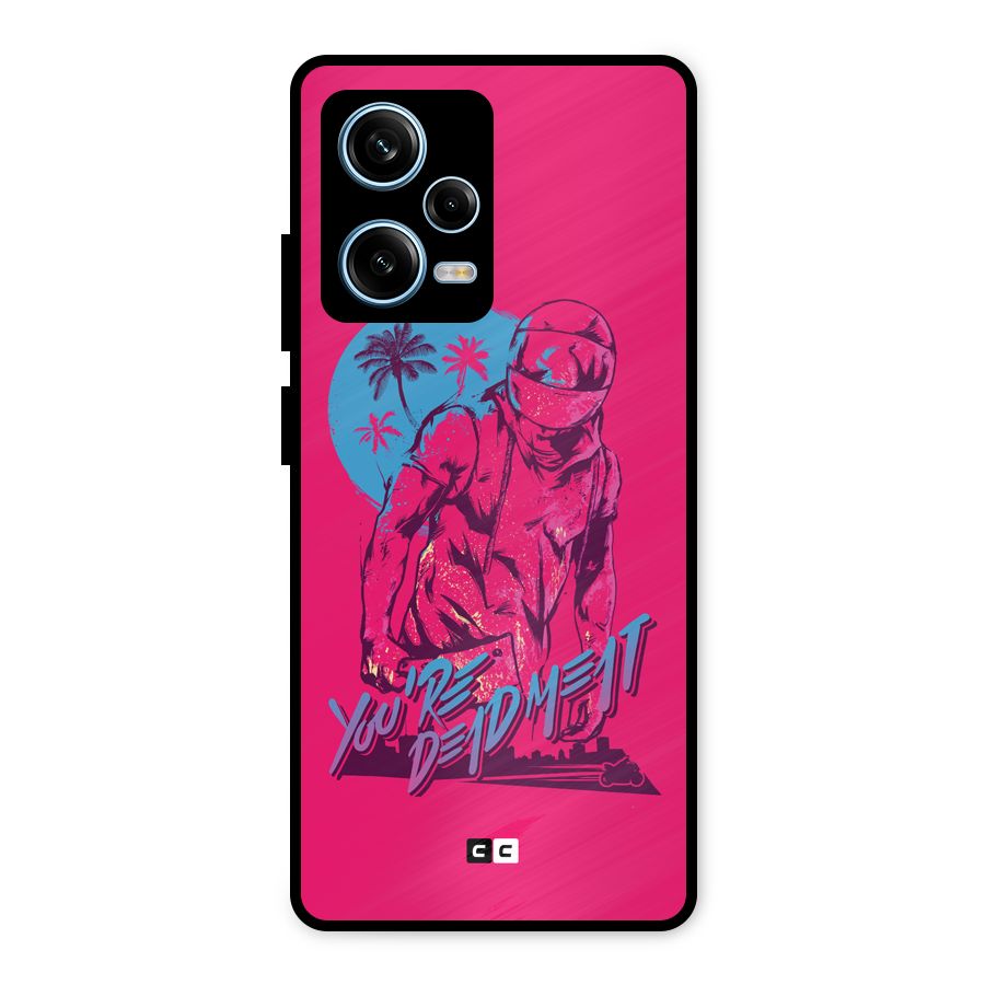 Dead Meat Metal Back Case for Redmi Note 12 Pro
