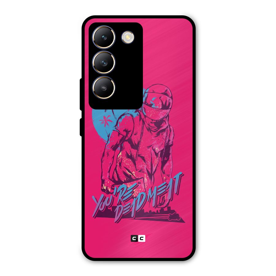 Dead Meat Metal Back Case for Vivo T3 5G