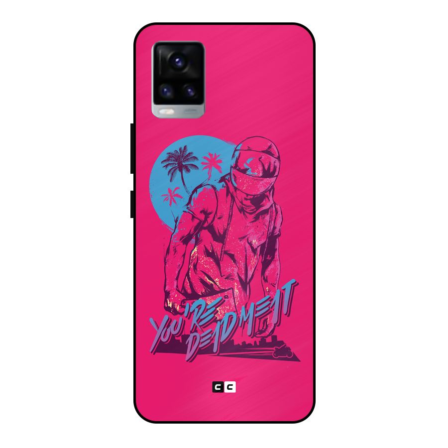 Dead Meat Metal Back Case for Vivo V20 2021