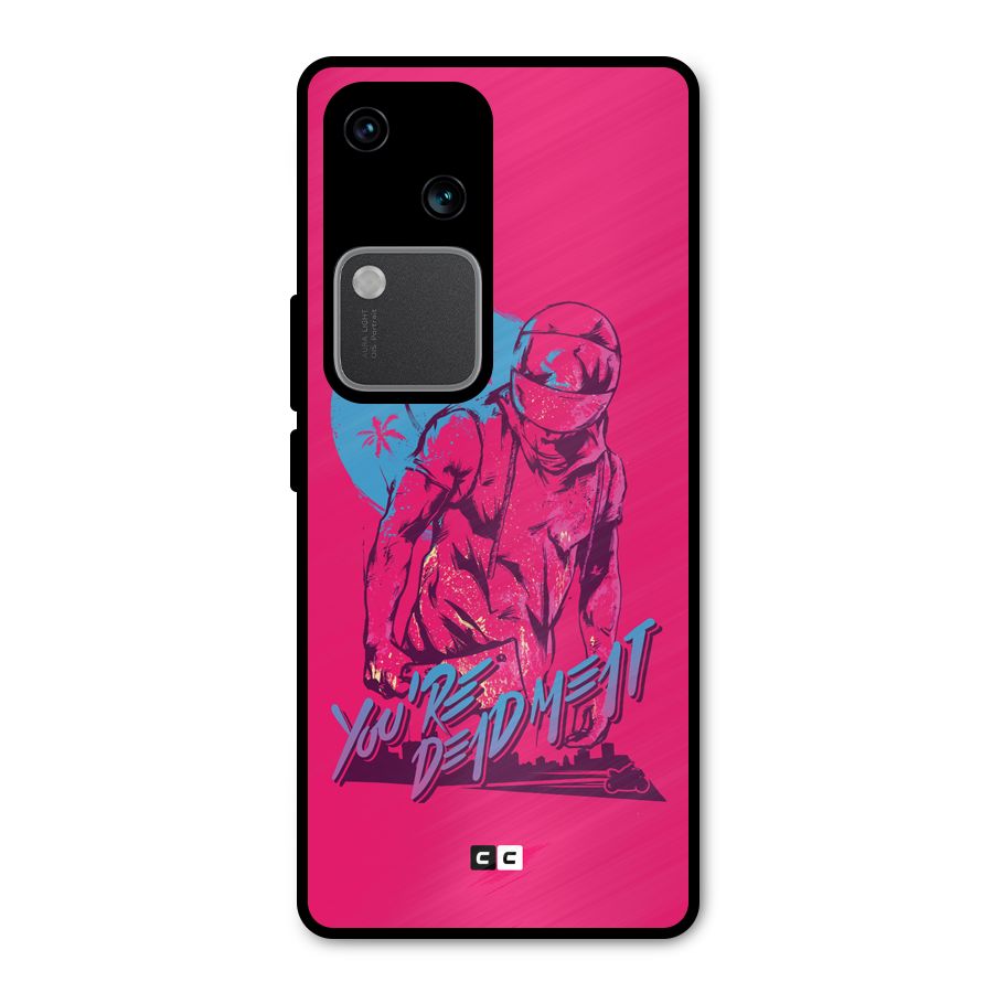 Dead Meat Metal Back Case for Vivo V30