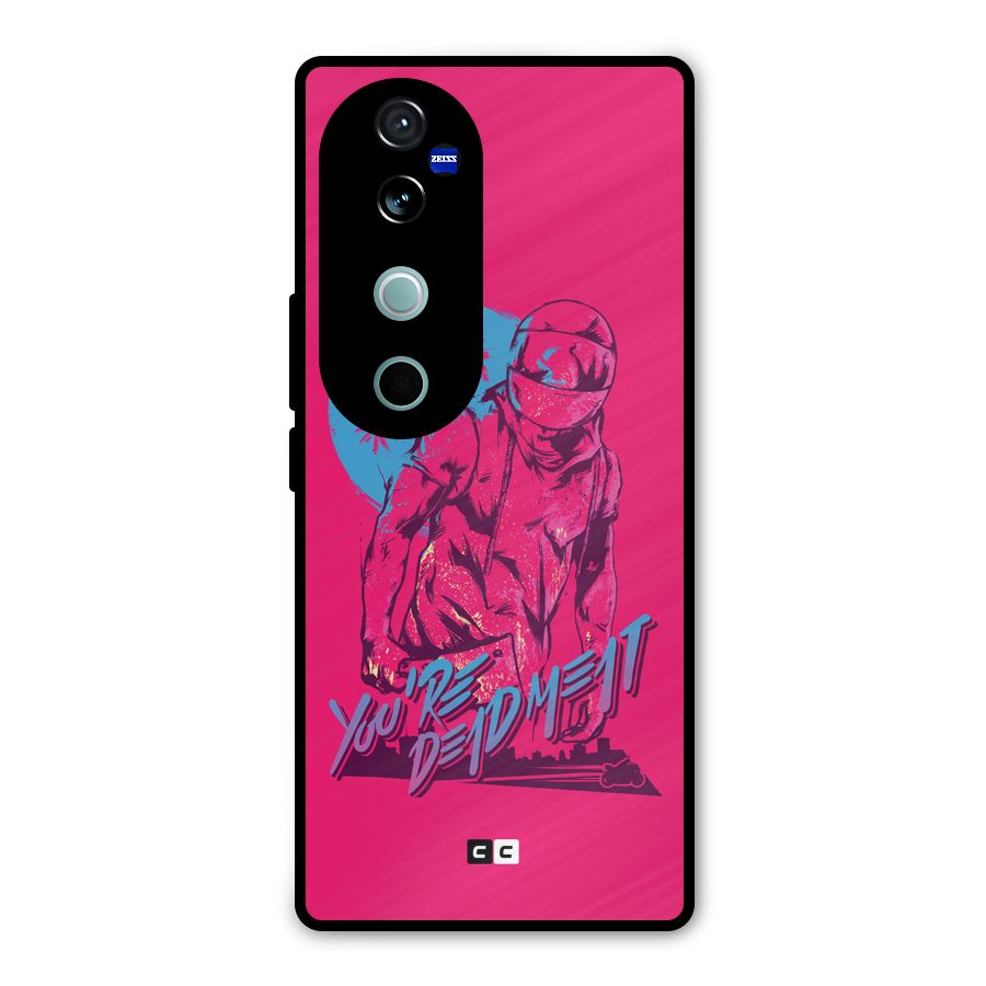 Dead Meat Metal Back Case for Vivo V40