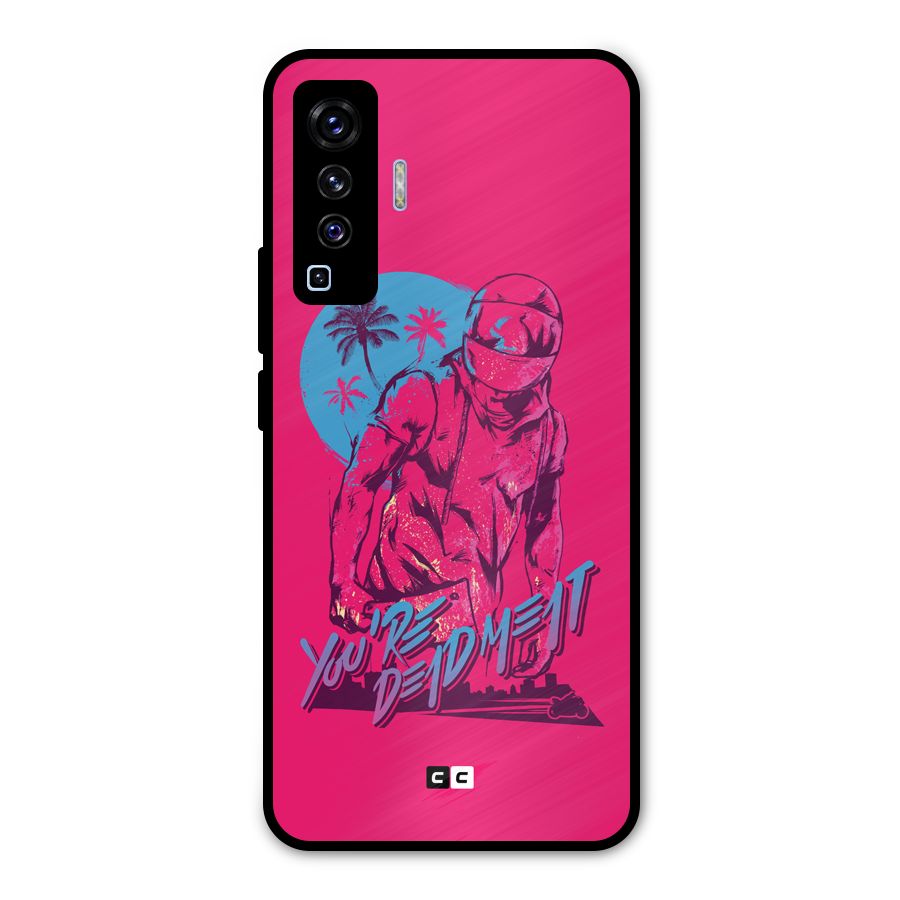 Dead Meat Metal Back Case for Vivo X50