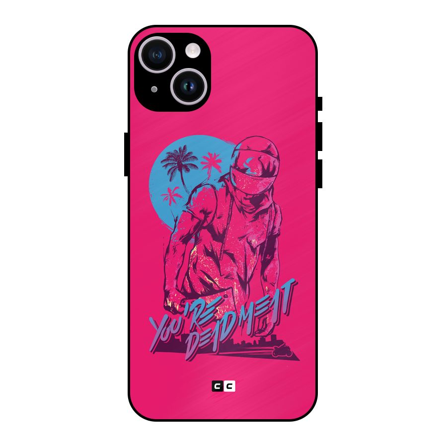 Dead Meat Metal Back Case for iPhone 14 Plus