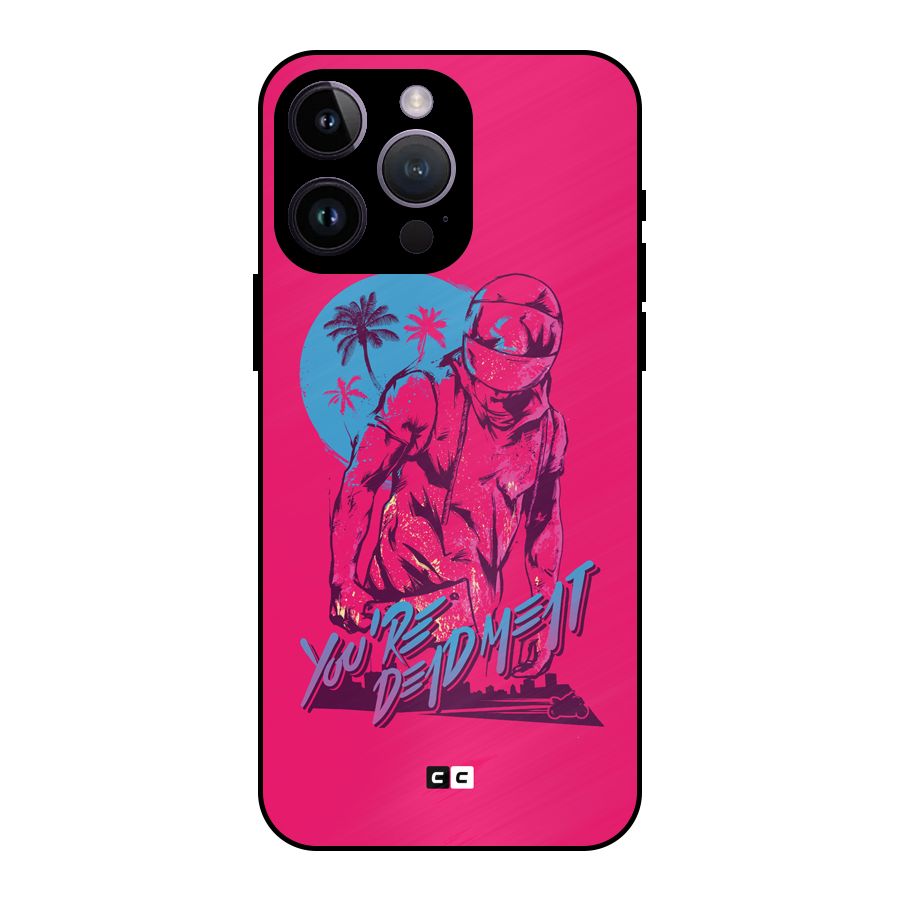 Dead Meat Metal Back Case for iPhone 14 Pro Max