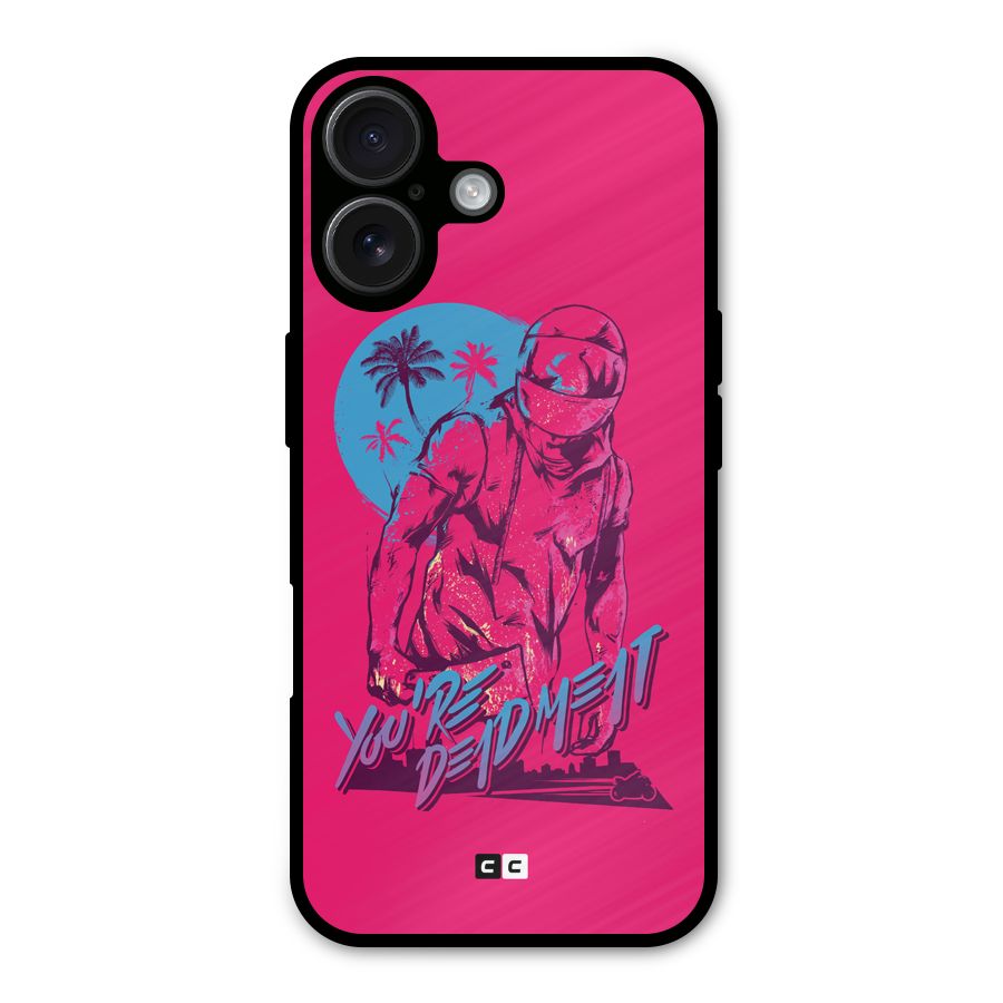 Dead Meat Metal Back Case for iPhone 16