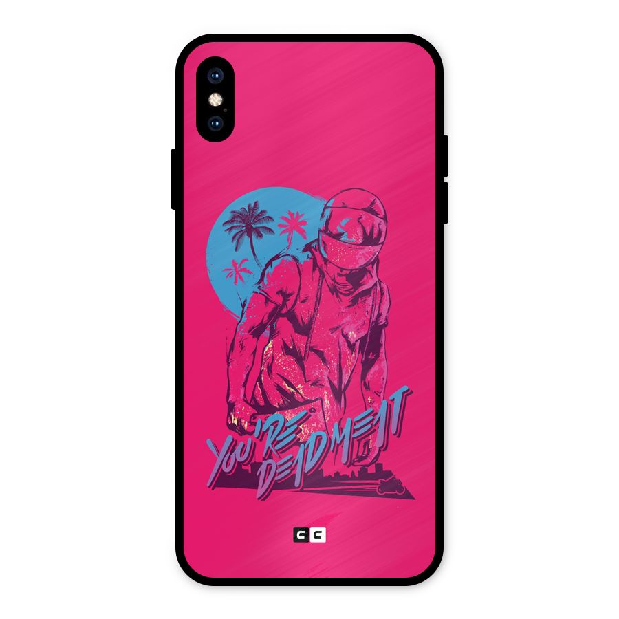 Dead Meat Metal Back Case for iPhone XS Max
