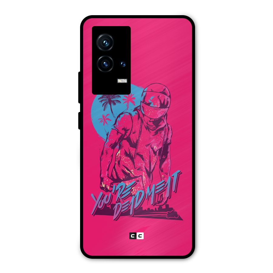 Dead Meat Metal Back Case for iQOO 9 5G