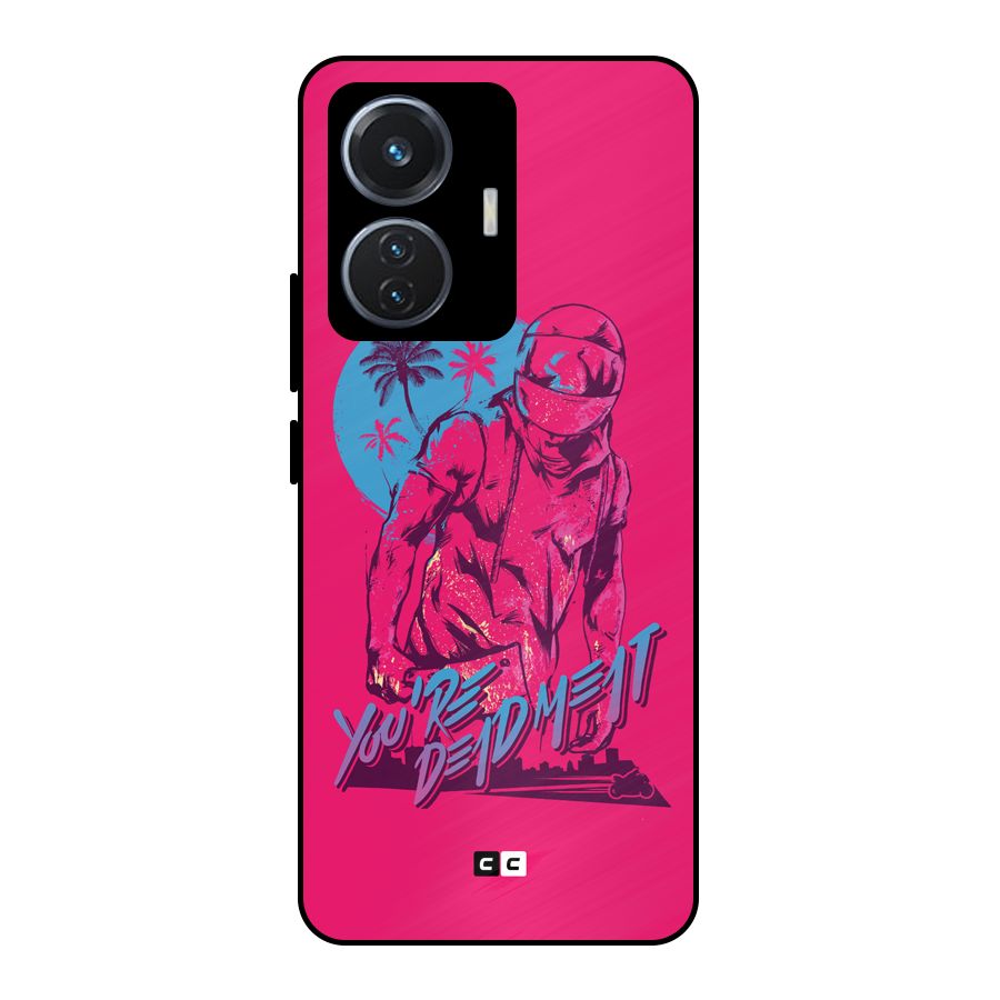 Dead Meat Metal Back Case for iQOO Z6 44W