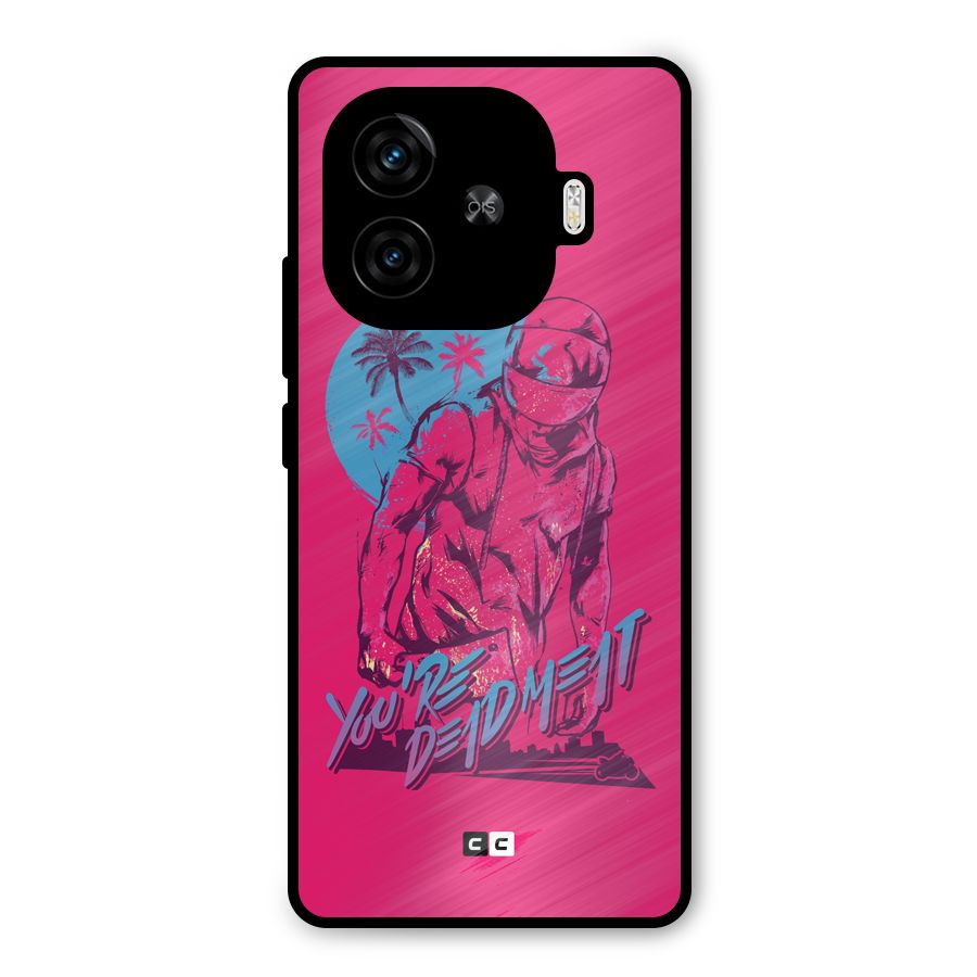 Dead Meat Metal Back Case for iQOO Z9 Turbo