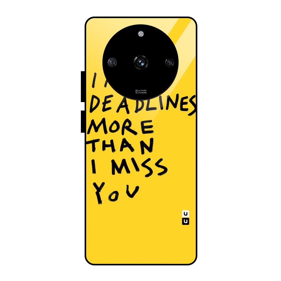 Deadlines Glass Back Case for Realme Narzo 60 5G