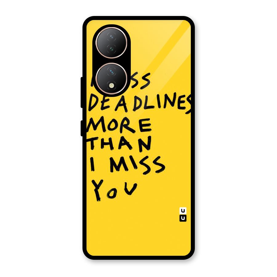 Deadlines Glass Back Case for Vivo Y100A