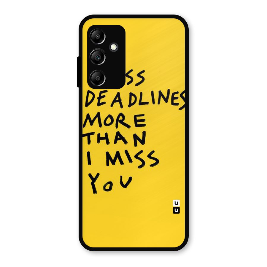 Deadlines Metal Back Case for Galaxy A14 5G