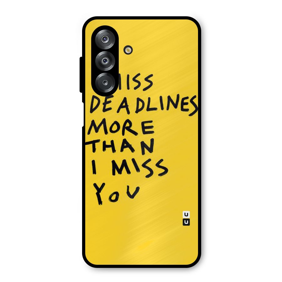 Deadlines Metal Back Case for Galaxy A26