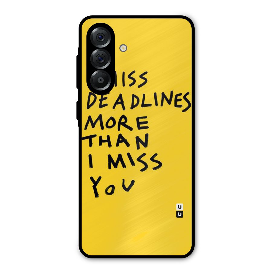 Deadlines Metal Back Case for Galaxy A56