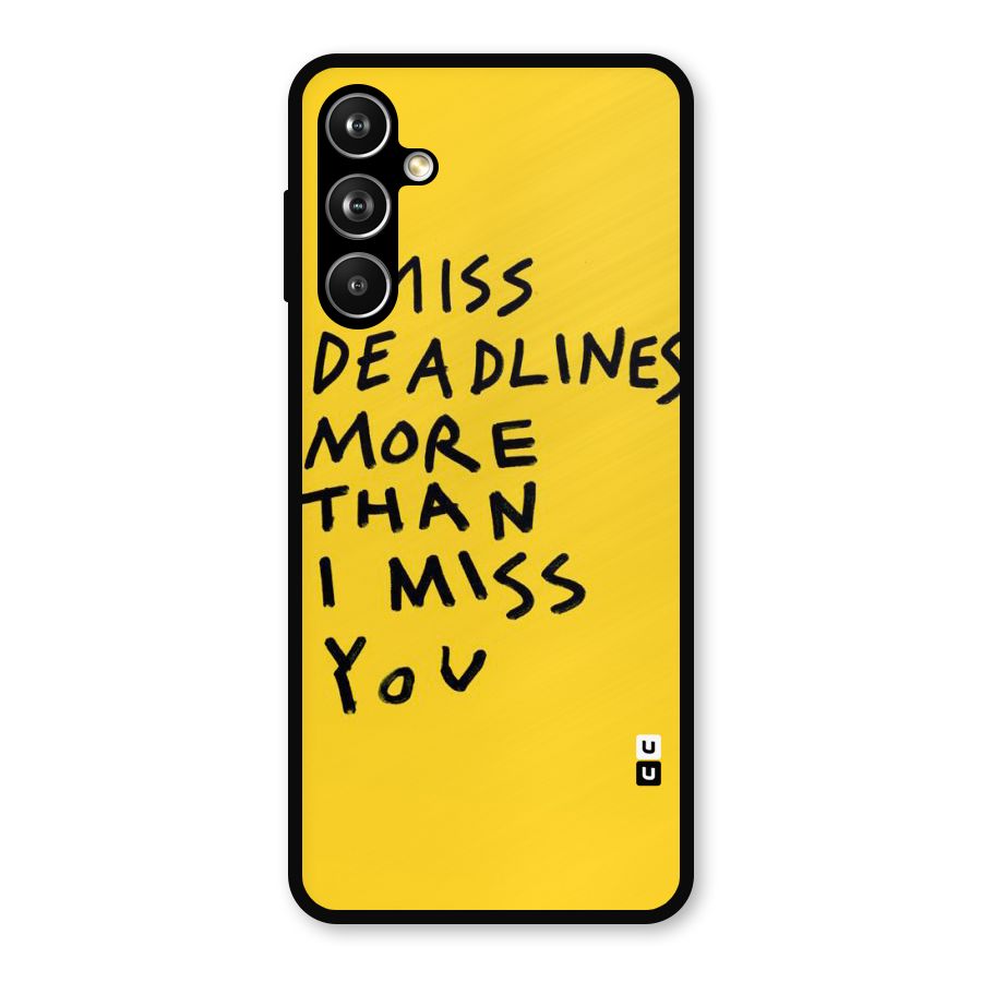 Deadlines Metal Back Case for Galaxy F54
