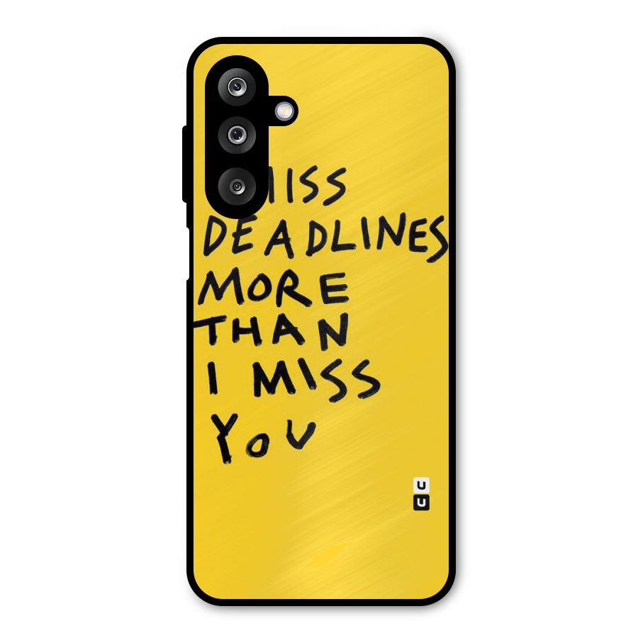 Deadlines Metal Back Case for Galaxy M36