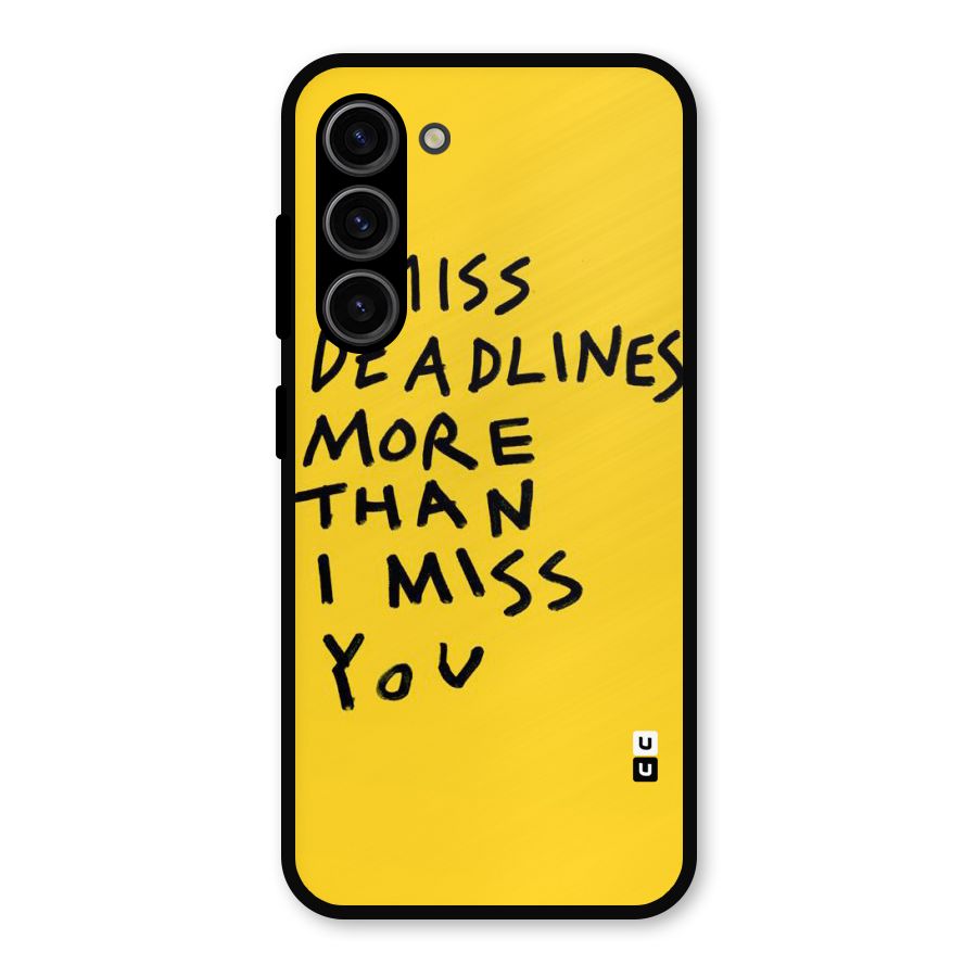 Deadlines Metal Back Case for Galaxy S23