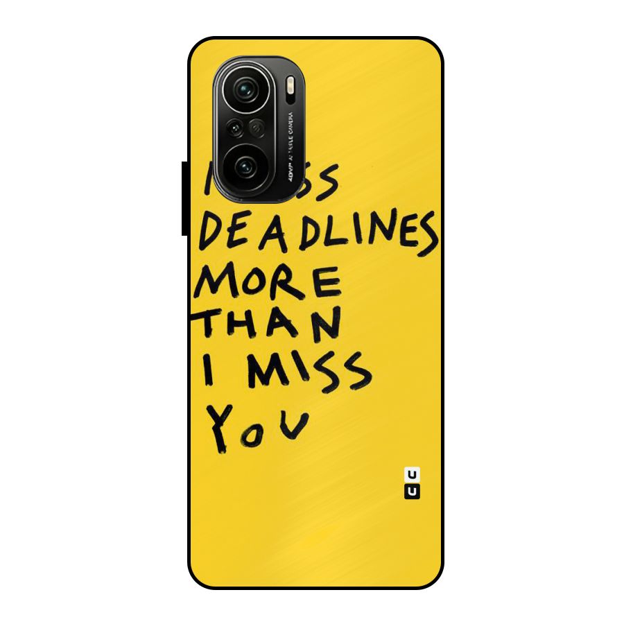 Deadlines Metal Back Case for Mi 11X Pro