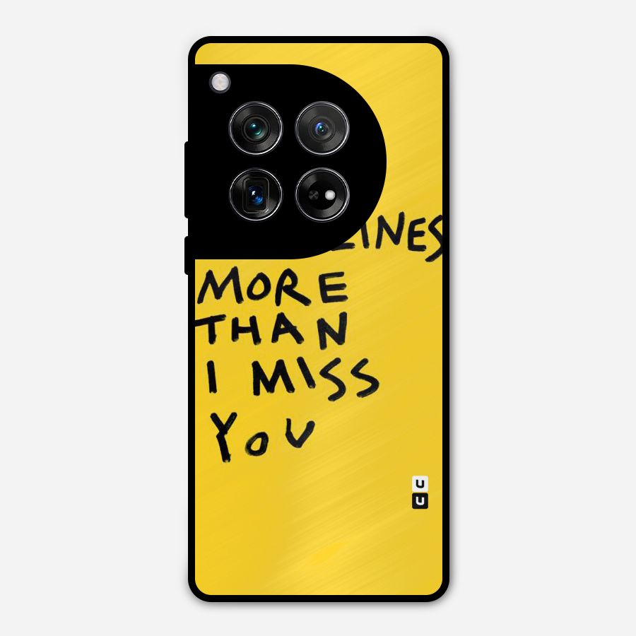 Deadlines Metal Back Case for OnePlus 12