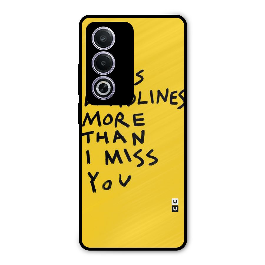 Deadlines Metal Back Case for Oppo K12x