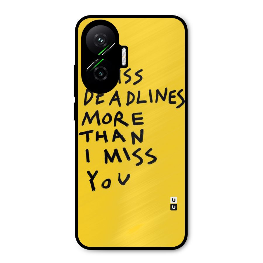 Deadlines Metal Back Case for Poco F7