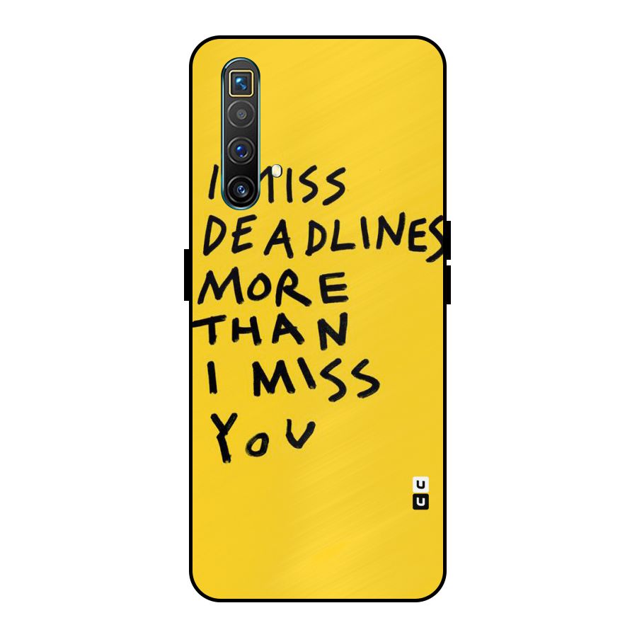 Deadlines Metal Back Case for Realme X3 SuperZoom