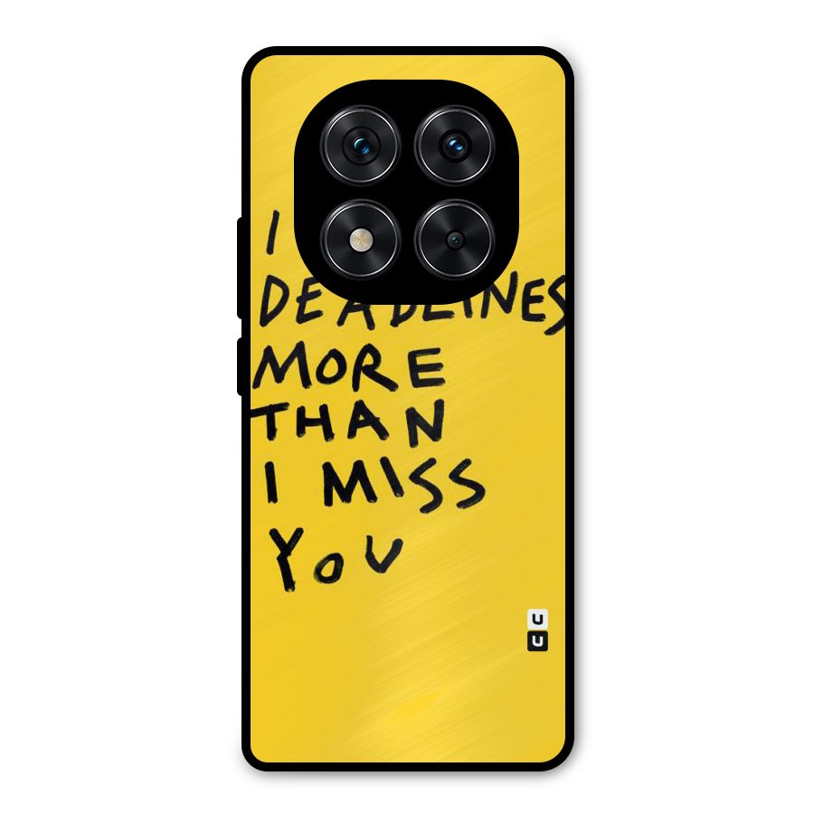 Deadlines Metal Back Case for Redmi Note 14 Pro 5G