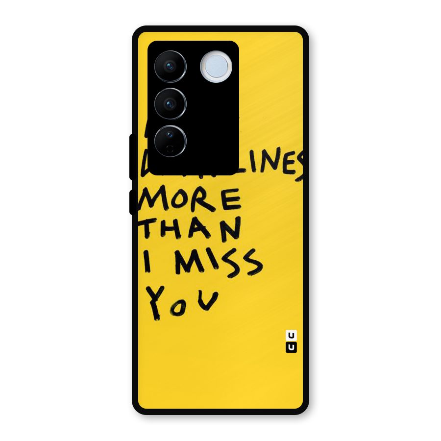 Deadlines Metal Back Case for Vivo V27