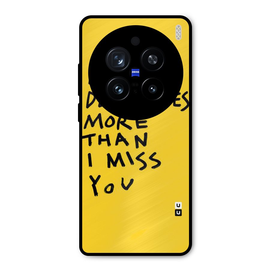 Deadlines Metal Back Case for Vivo X200 Pro