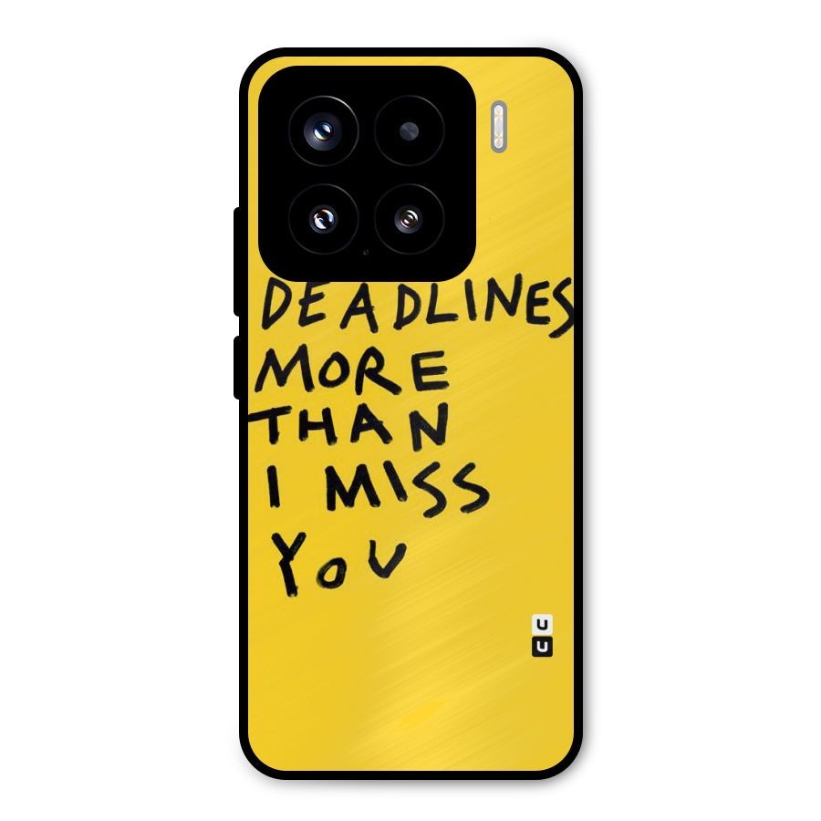Deadlines Metal Back Case for Xiaomi 15