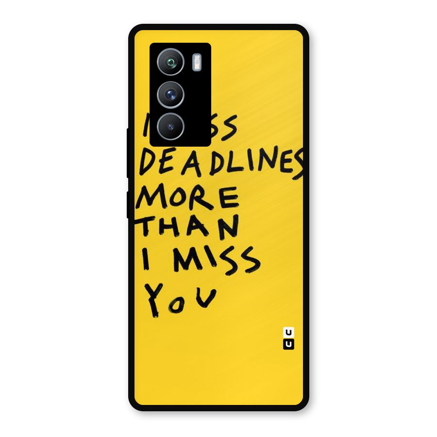 Deadlines Metal Back Case for iQOO 9 SE
