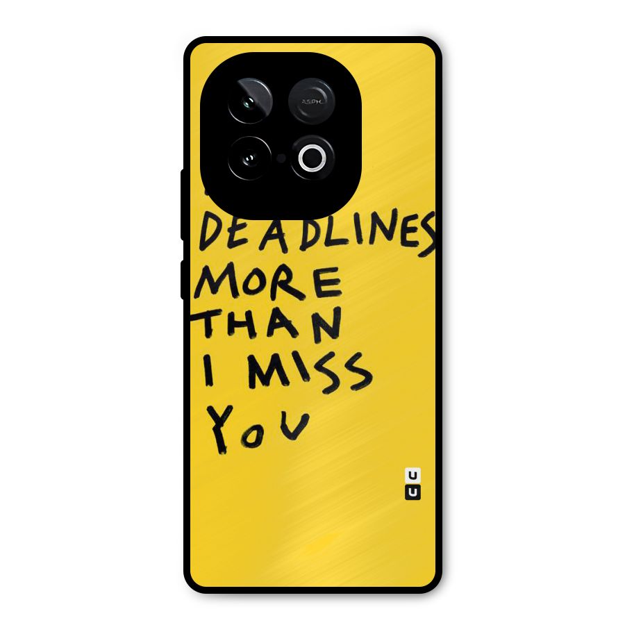 Deadlines Metal Back Case for iQOO Neo 10