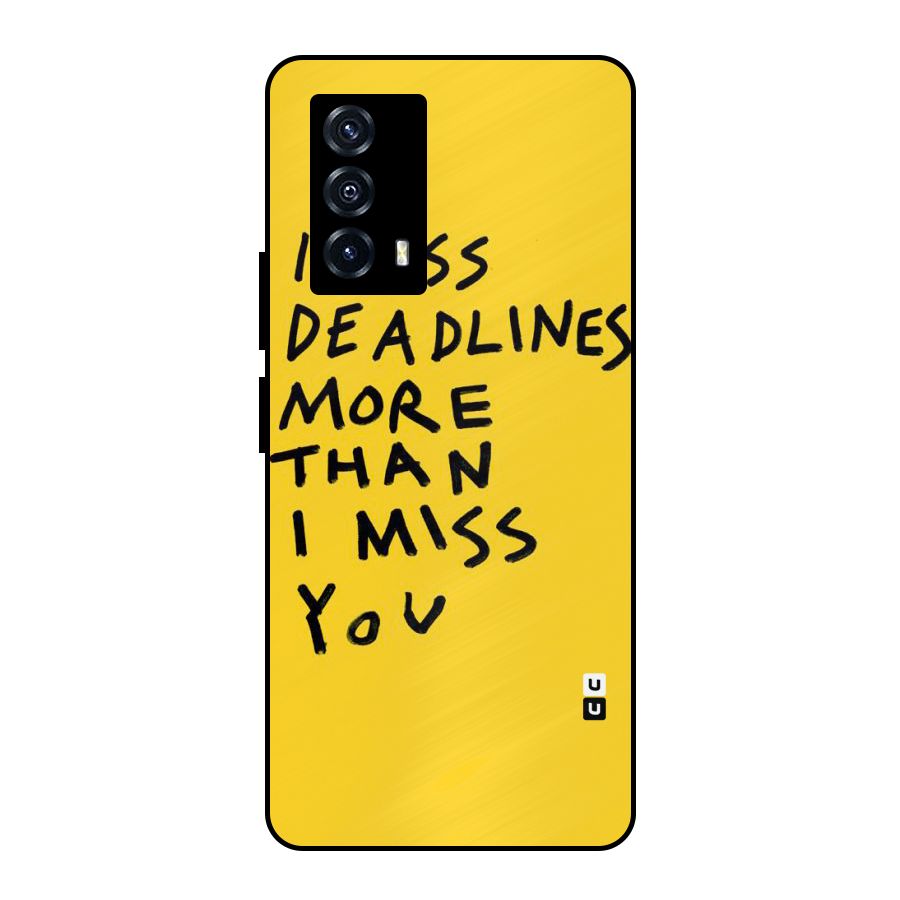 Deadlines Metal Back Case for iQOO Z5